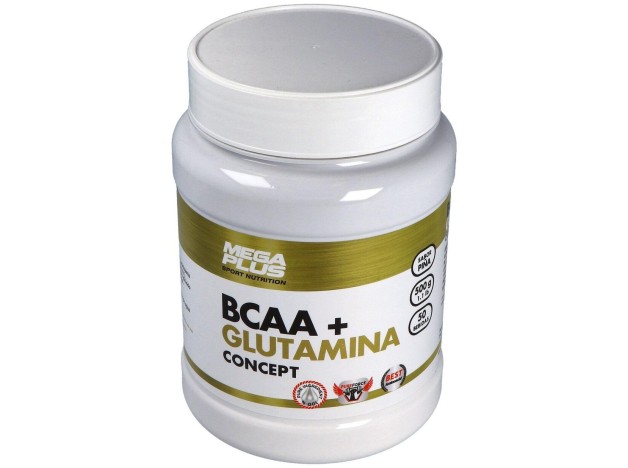 Mega Plus Bcaa+Glutamina Concept Piña 500G