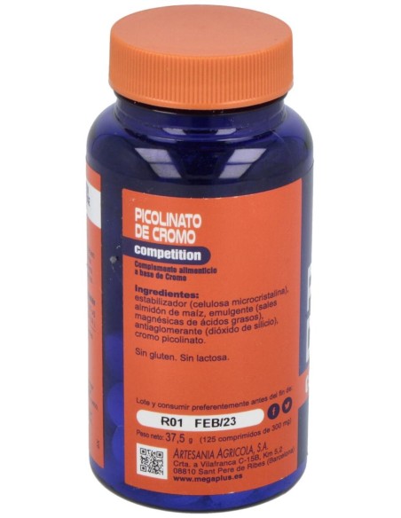 Cromo Picolinato 100Μg. 125Comp.