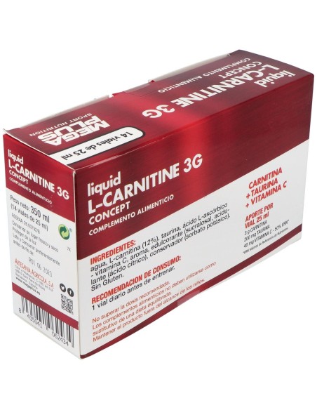 Mega Plus L-Carnitine Concept 14Uds