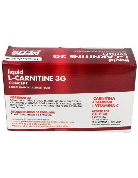 Mega Plus L-Carnitine Concept 14Uds