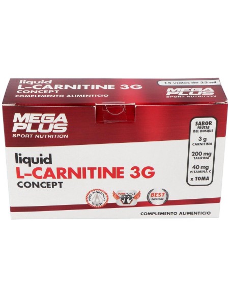 Mega Plus L-Carnitine Concept 14Uds