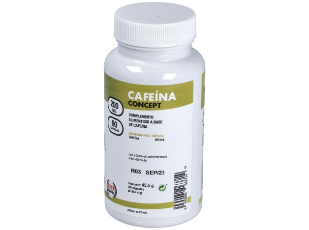 Mega Plus Cafeina Concept 200 Mg 90 Capsulas