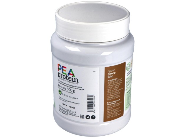 Pea Protein Proteina De Guisante Chocolate 500Gr.