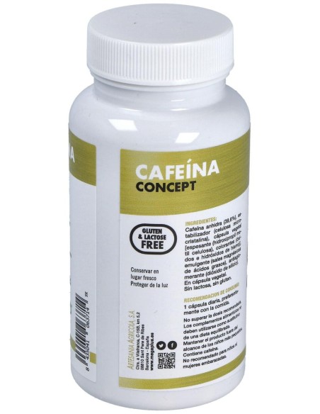 Mega Plus Cafeina Concept 200 Mg 90 Capsulas