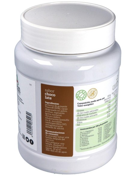 Pea Protein Proteina De Guisante Chocolate 500Gr.