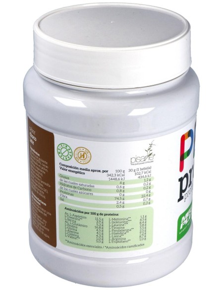 Pea Protein Proteina De Guisante Chocolate 500Gr.