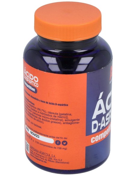 Megaplus Ácido D-Aspartico 120Comp