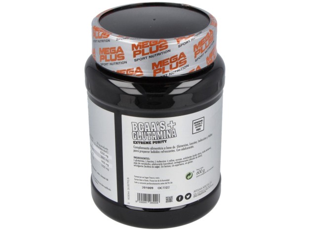 Bcaa+Glutamina Sabor Fresa 600Gr. Extreme Purity