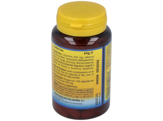 Nature Essential Carnitine 100 Gélules