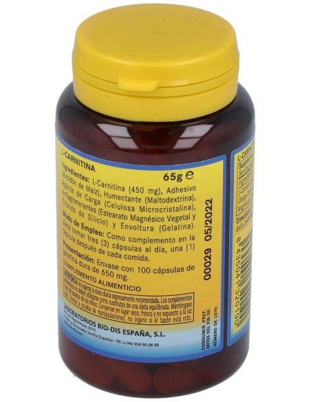 Nature Essential Carnitine 100 Gélules