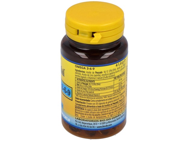 Nature Essential Omega 3-6-9 1000Mg 30 Perlas