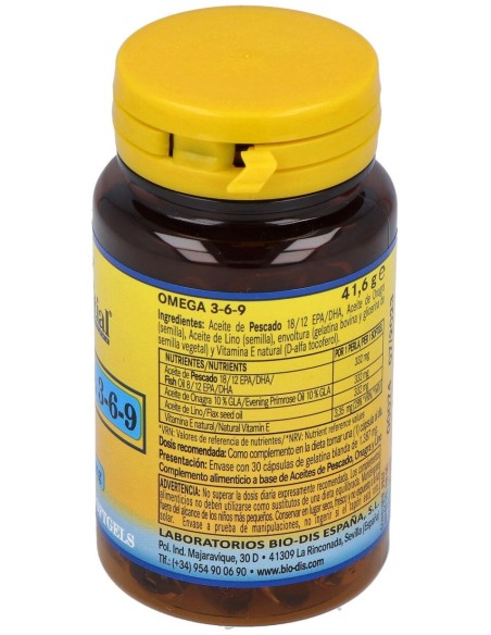 Nature Essential Omega 3-6-9 1000Mg 30 Perlas