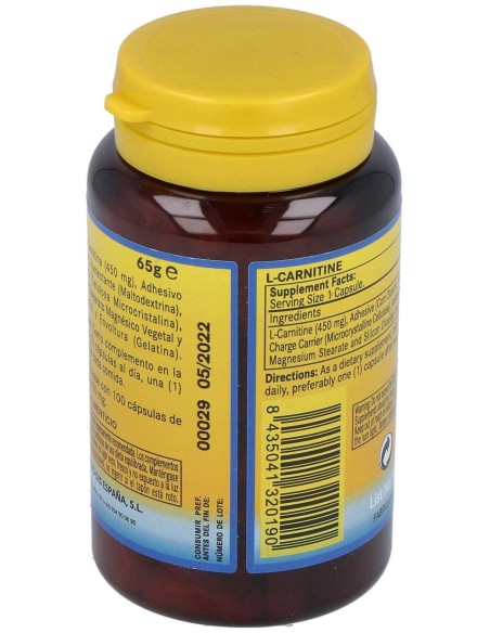 Nature Essential Carnitine 100 Gélules