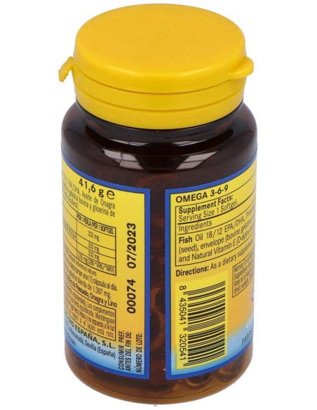 Nature Essential Omega 3-6-9 1000Mg 30 Perlas