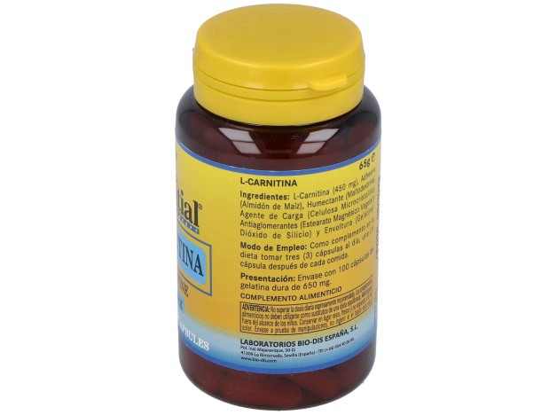 Nature Essential Carnitine 100 Gélules