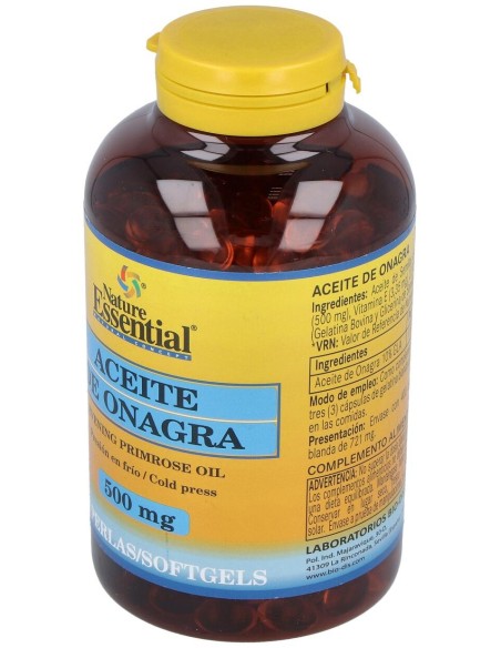 Aceite De Onagra 500Mg. (10% Gla) 400Perlas