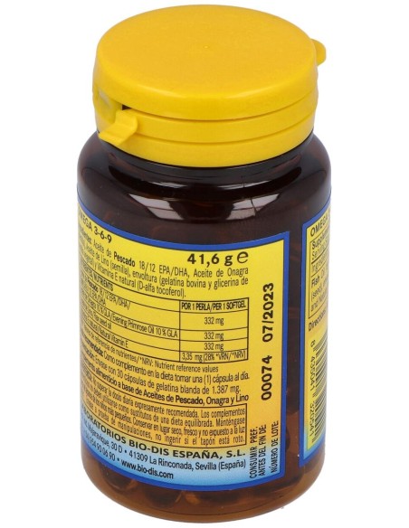 Nature Essential Omega 3-6-9 1000Mg 30 Perlas