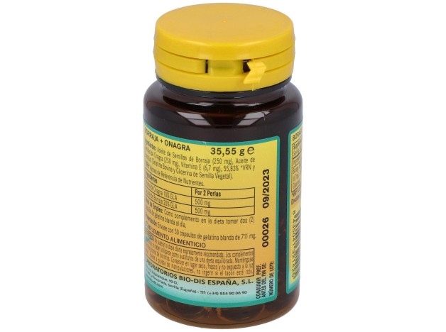 Nature Essential Borraja + Onagra 500Mg 50 Perlas