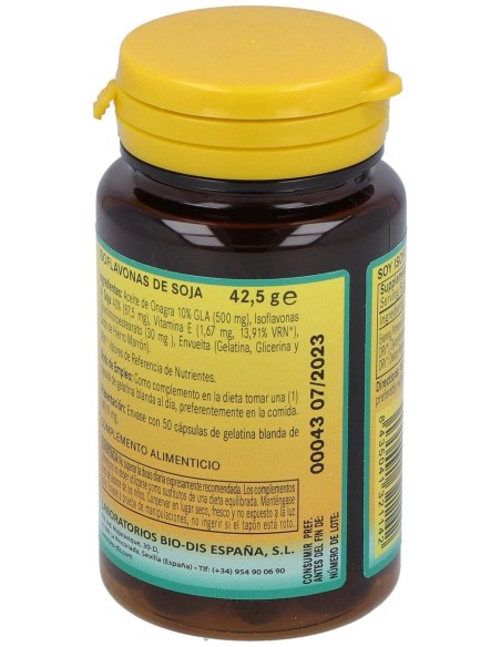 Nature Essential Isoflavonas De Soja 620 Mg.   50 Perlas