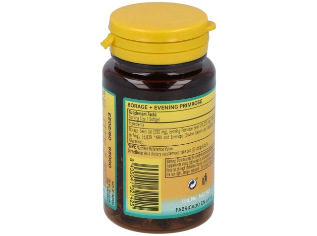 Nature Essential Borraja + Onagra 500Mg 50 Perlas