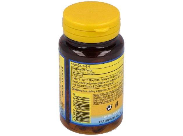 Nature Essential Omega 3-6-9 1000Mg 30 Perlas