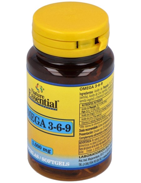 Nature Essential Omega 3-6-9 1000Mg 30 Perlas