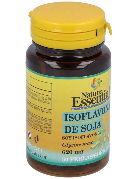 Nature Essential Isoflavonas De Soja 620 Mg.   50 Perlas