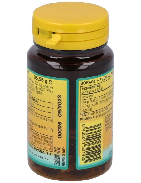 Nature Essential Borraja + Onagra 500Mg 50 Perlas
