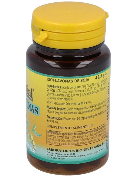 Nature Essential Isoflavonas De Soja 620 Mg.   50 Perlas