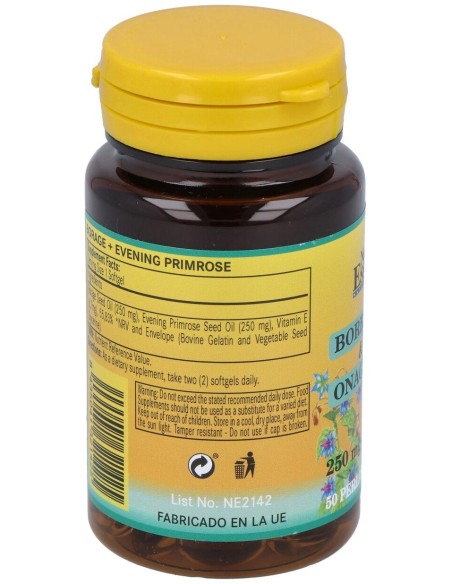 Nature Essential Borraja + Onagra 500Mg 50 Perlas