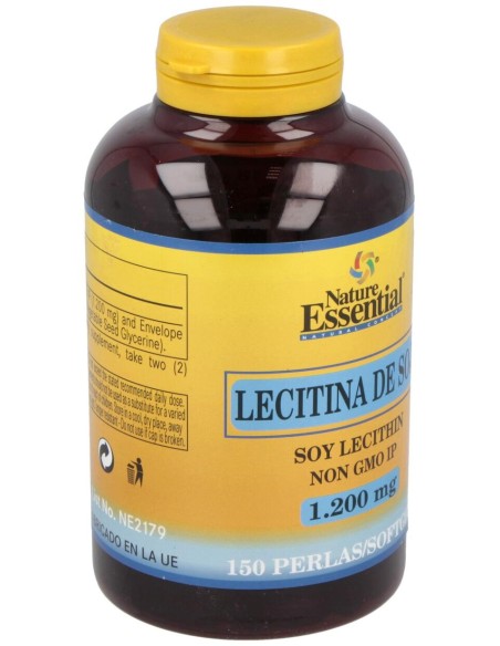 Nature Essential Lecitina Soja No Gmo Ip 1200Mg 150 Perlas