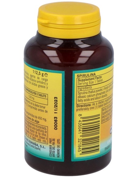 Nature Essential Espirulina 250 Tabletas