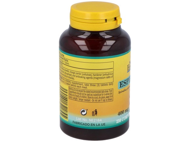 Nature Essential Espirulina 250 Tabletas