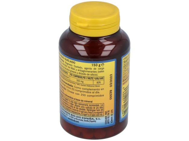 Nature Essential Magnesio Quelado 300Mg 250...