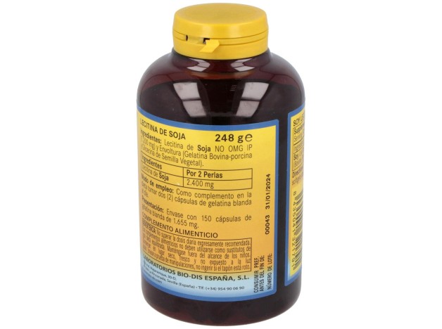 Nature Essential Lecitina Soja No Gmo Ip 1200Mg...