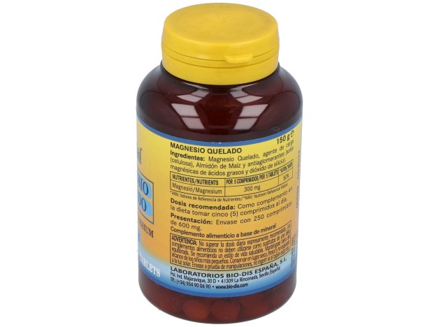Nature Essential Magnesio Quelado 300Mg 250...