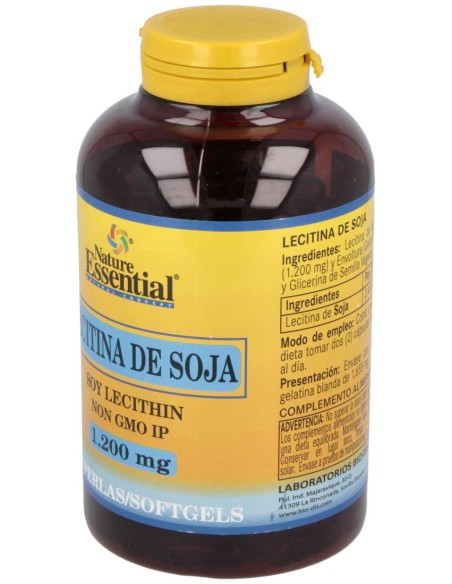 Nature Essential Lecitina Soja No Gmo Ip 1200Mg 150 Perlas