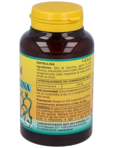 Nature Essential Espirulina 250 Tabletas