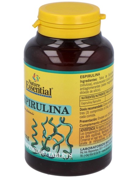 Nature Essential Espirulina 250 Tabletas
