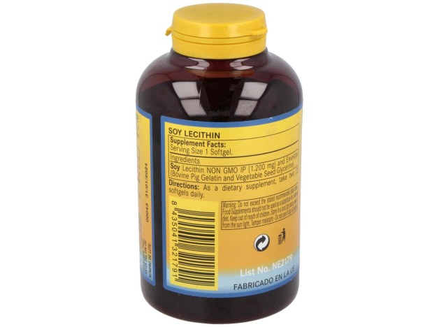 Nature Essential Lecitina Soja No Gmo Ip 1200Mg...
