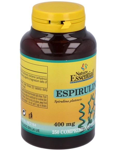 Nature Essential Espirulina 250 Tabletas