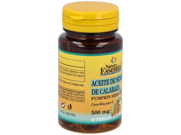 Aceite De Semillas De Calabaza 500Mg. 50Perlas