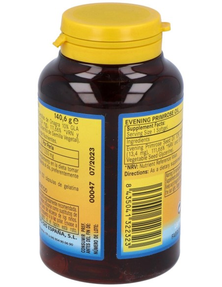 Nature Essential Aceite De Onagra 1000Mg 100 Perlas