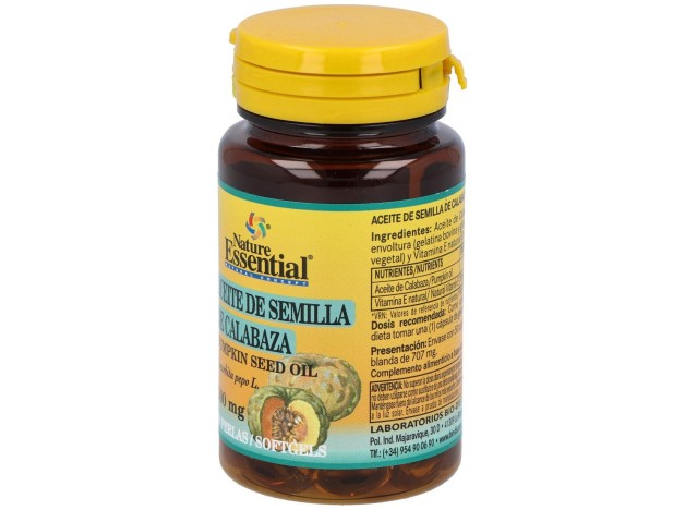 Aceite De Semillas De Calabaza 500Mg. 50Perlas