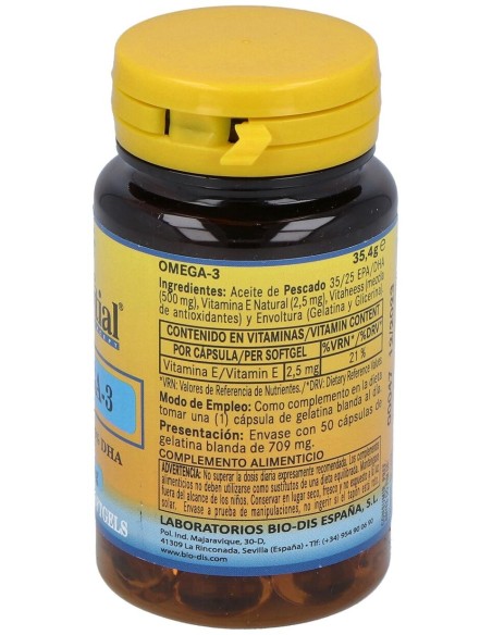 Nature Essential Omega-3 35%-25% 500 Mg 50 Perlas