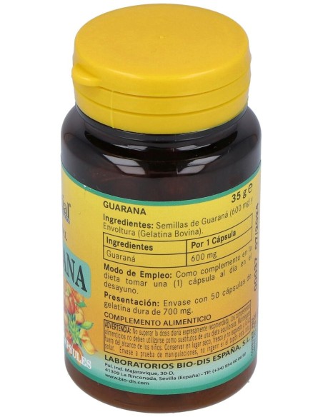 Nature Essential Guarana 50 Cápsulas