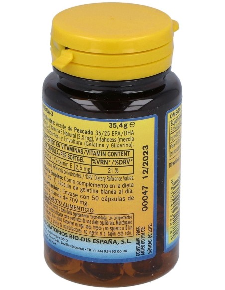 Nature Essential Omega-3 35%-25% 500 Mg 50 Perlas