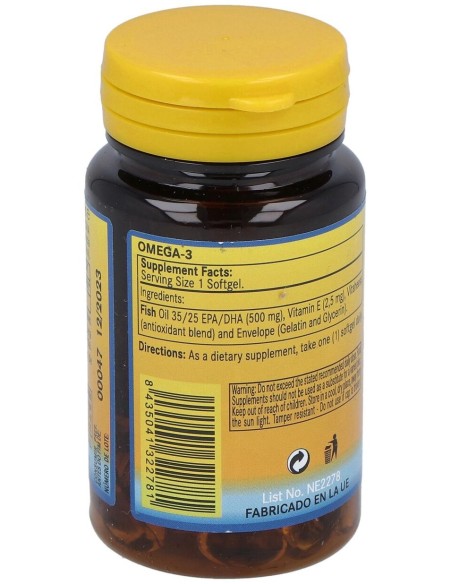 Nature Essential Omega-3 35%-25% 500 Mg 50 Perlas