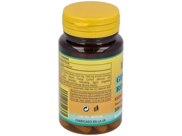 Nature Essential Ginseng Rouge 50 Cápsulas