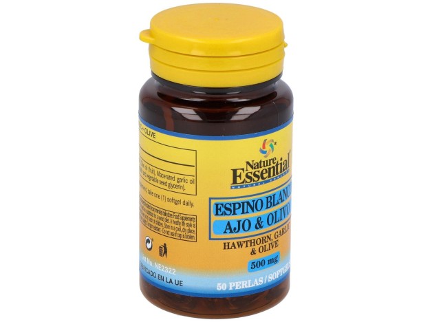 Nature Essential Espino Blanco+Ajo+Olivo 500Mg...